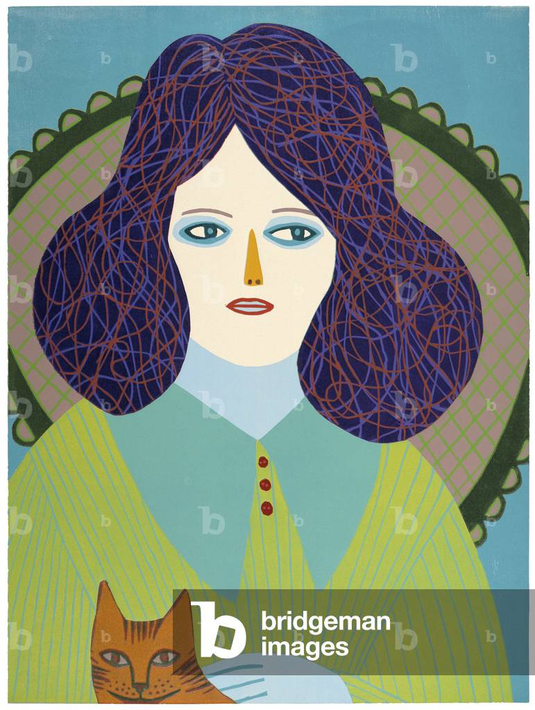 Wicker, 2021, (Holzschnitt)