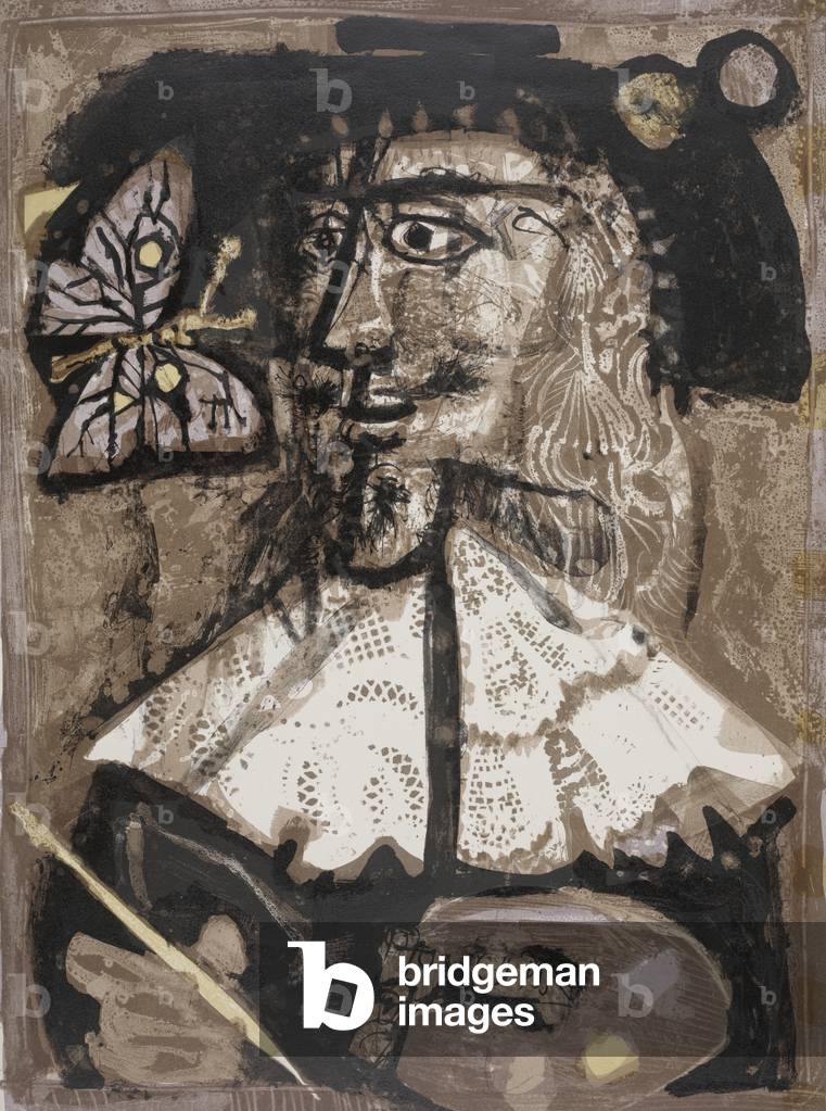 Le Peintre, c.1950s (colour litho)