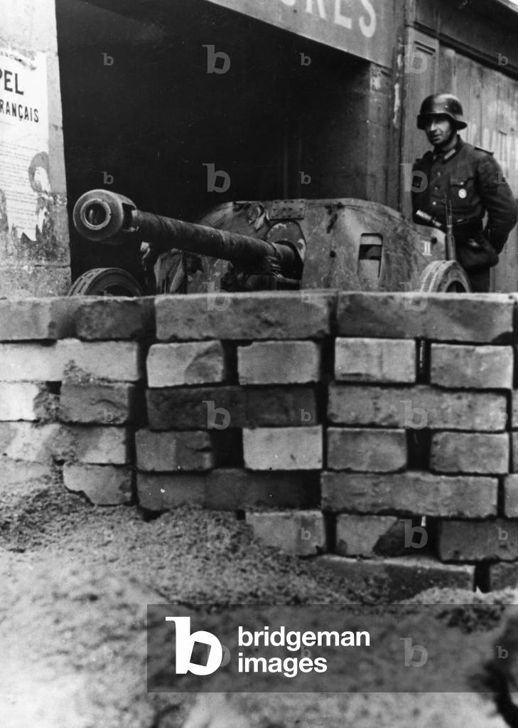 Image of Antitank gun position of the Wehrmacht during the retreat from