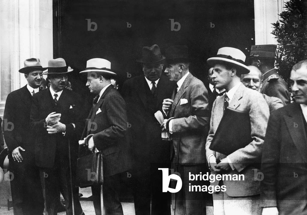 Image of Photography depicting The Lausanne Conference 1932, b/w