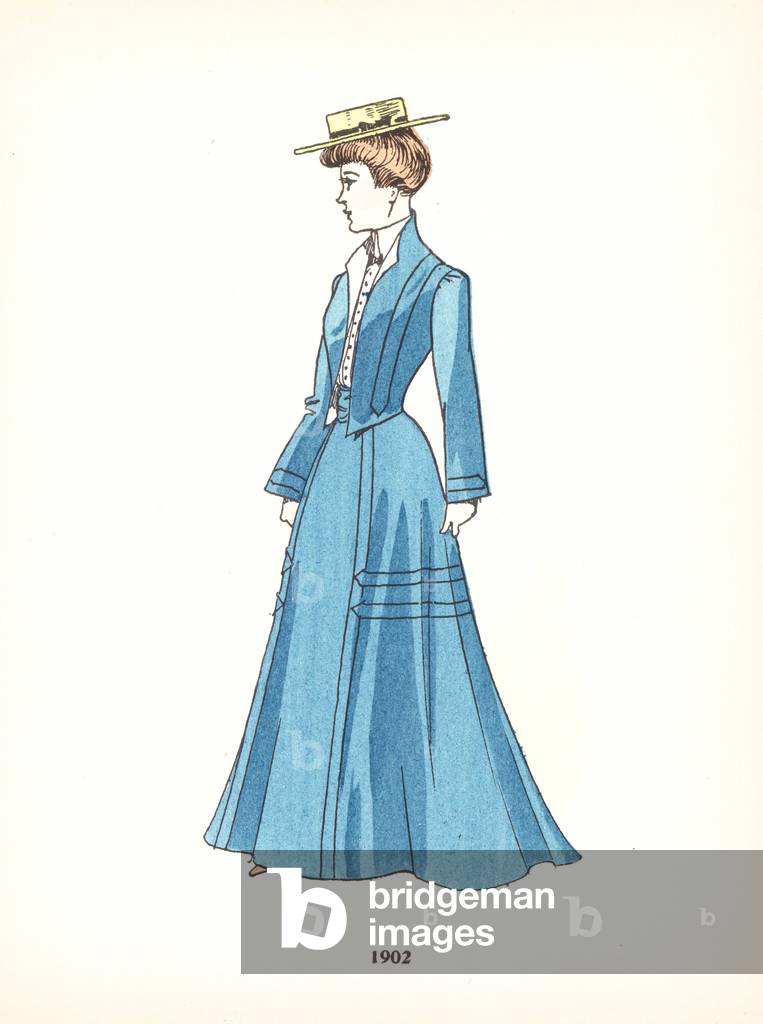 Damenmode, 1902 (Farbe litho)