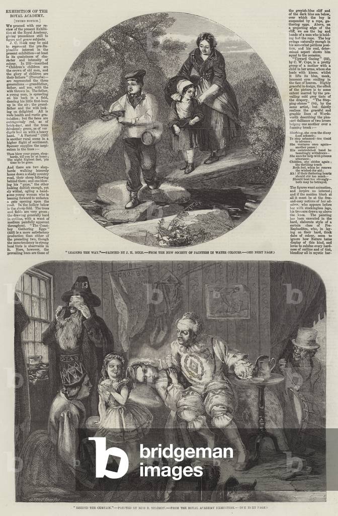 "Mostra della Royal Academy (incisione)" 1858 di John Henry Mole