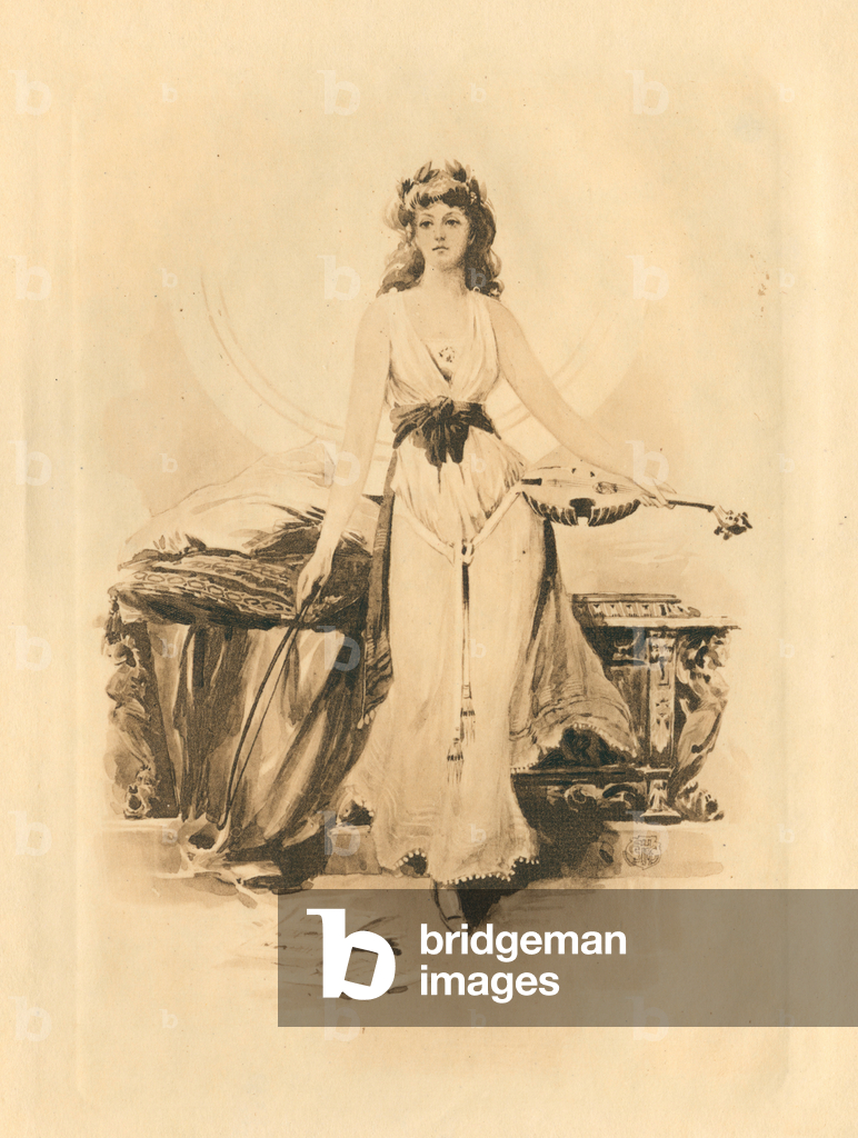 Bild von Druck "Für elisabethanische Lieder zu Ehren von Liebe und Schönheit (Litho)" 1801 von Edmund Henry Ga