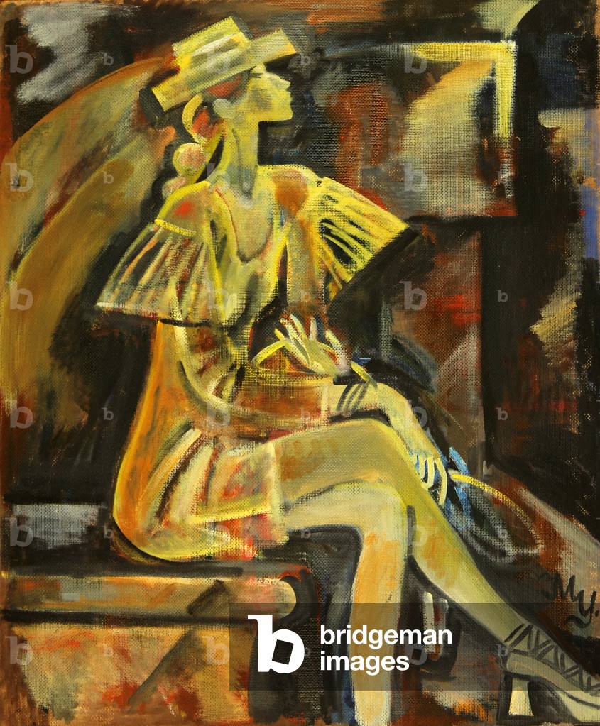 Image of Painting depicting In the Metro 1997 by Marina Uspenskaya