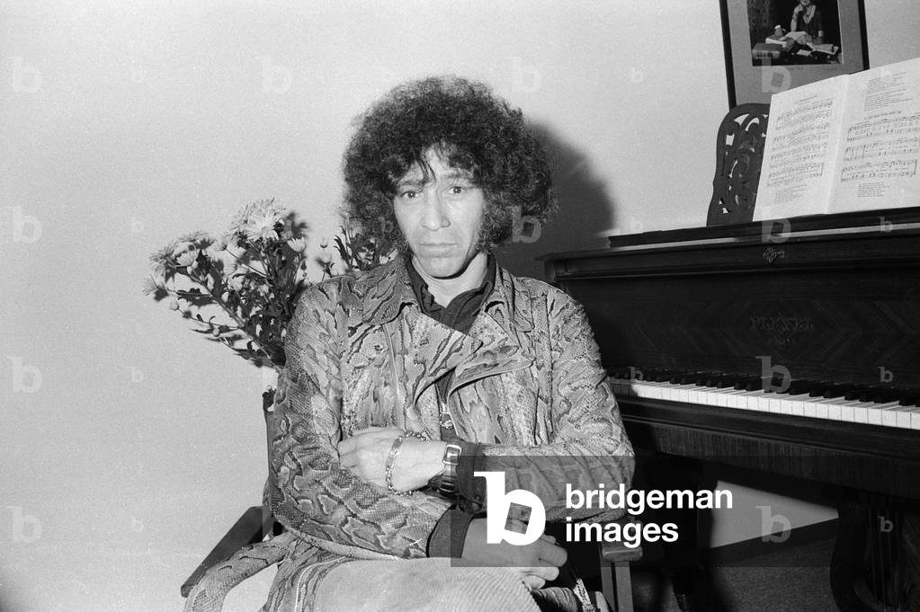 Britischer Bluesmusiker Alexis Korner in Hamburg, Deutschland 1972