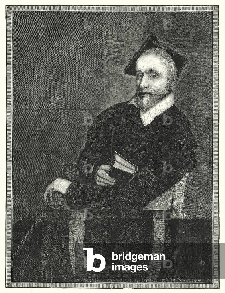 "Portrait du Precepteur du Titien (incisione)" 1869 di Giovanni Battista Moroni