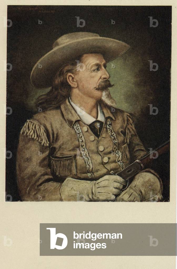 William Frederick Cody (1846 - 1917) (colour litho)