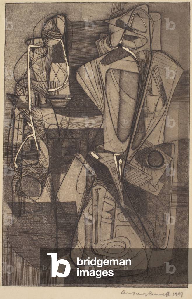 senza titolo incisione su crema tessuto carta