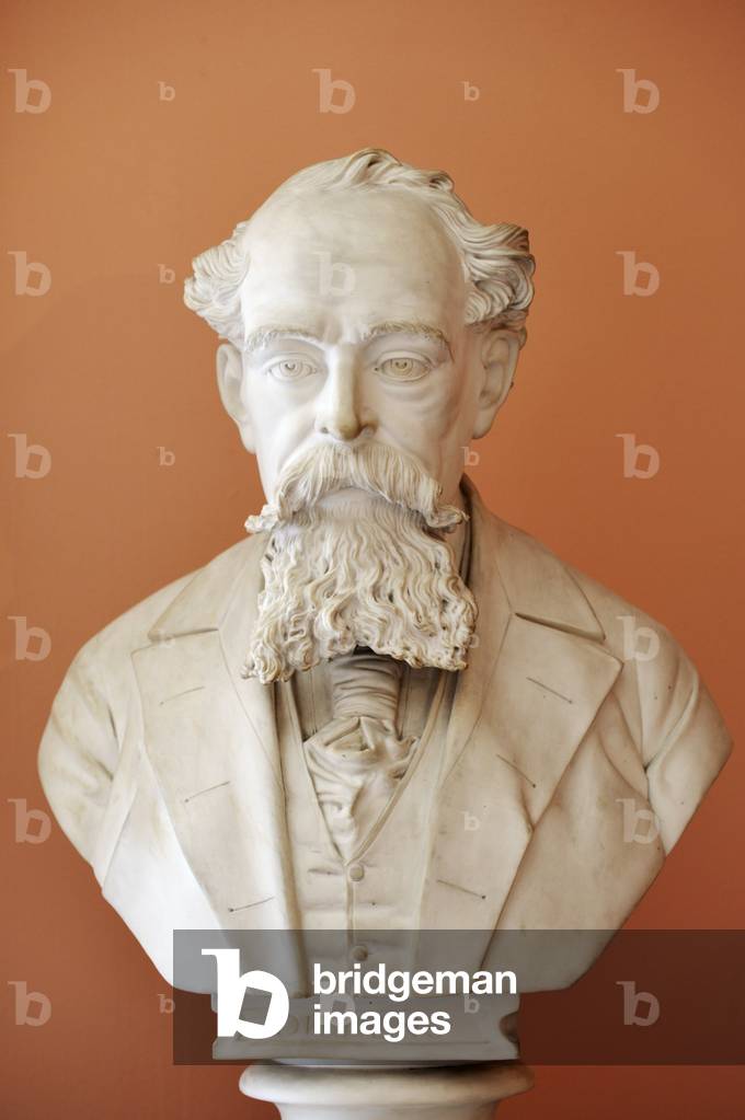 Immagine di Fotografia "Busto Dickens", b/w