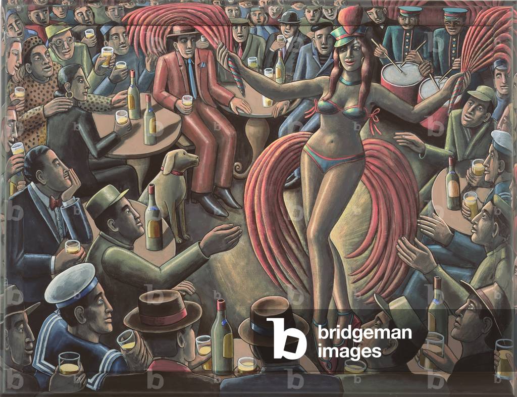 Immagine di Dipinto "BURLESQUE", 2013 di PJ Crook