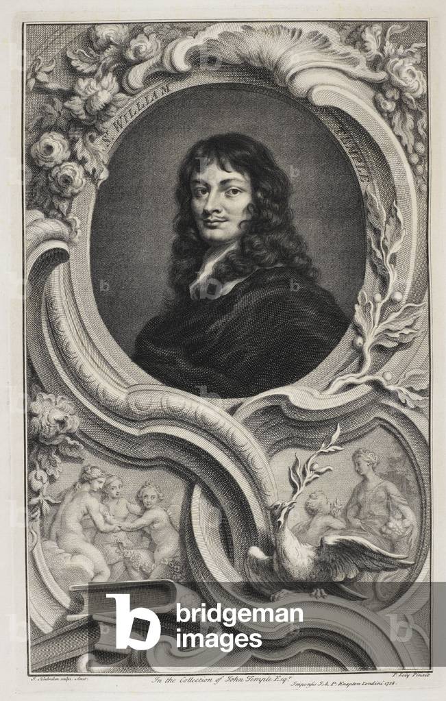 "Ritratto di Sir William Temple (25 aprile 1628 - 27 gennaio 1699) è stato uno statista inglese e saggista.", 