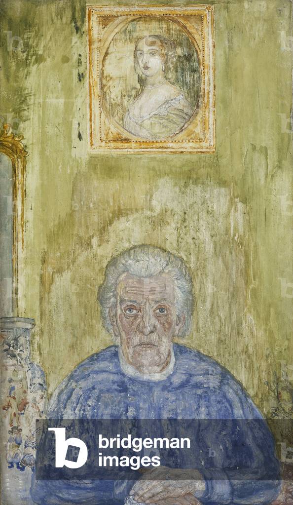 Zia Mimi; Frammento; Ma Tante Mimi; Detriti, 1905 (tempera su tela)
