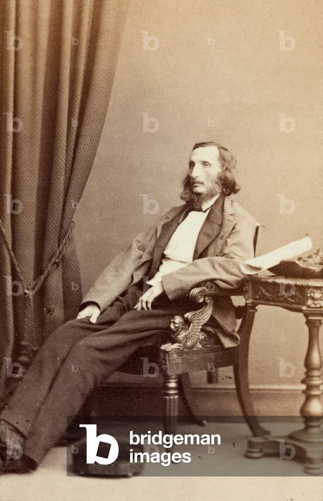 Image of Photography depicting Portrait of Heinrich Ernst 1860 by Unknown photographer