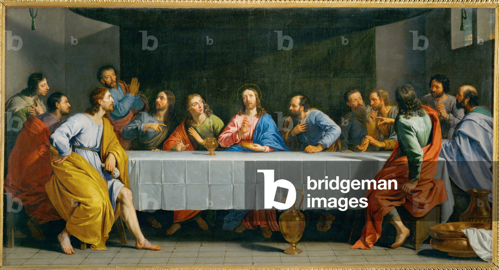 Immagine di Dipinto "La Cene" di Philippe de Champaigne
