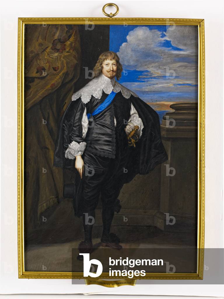 William Cavendish, 1st Duke of Newcastle, K.G. (1592-1676), 17th century (miniature on vellum)