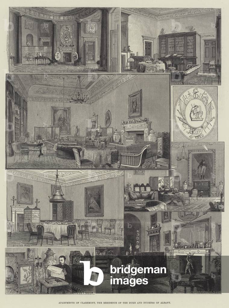 "Apartments von Claremont" 1882 von English School