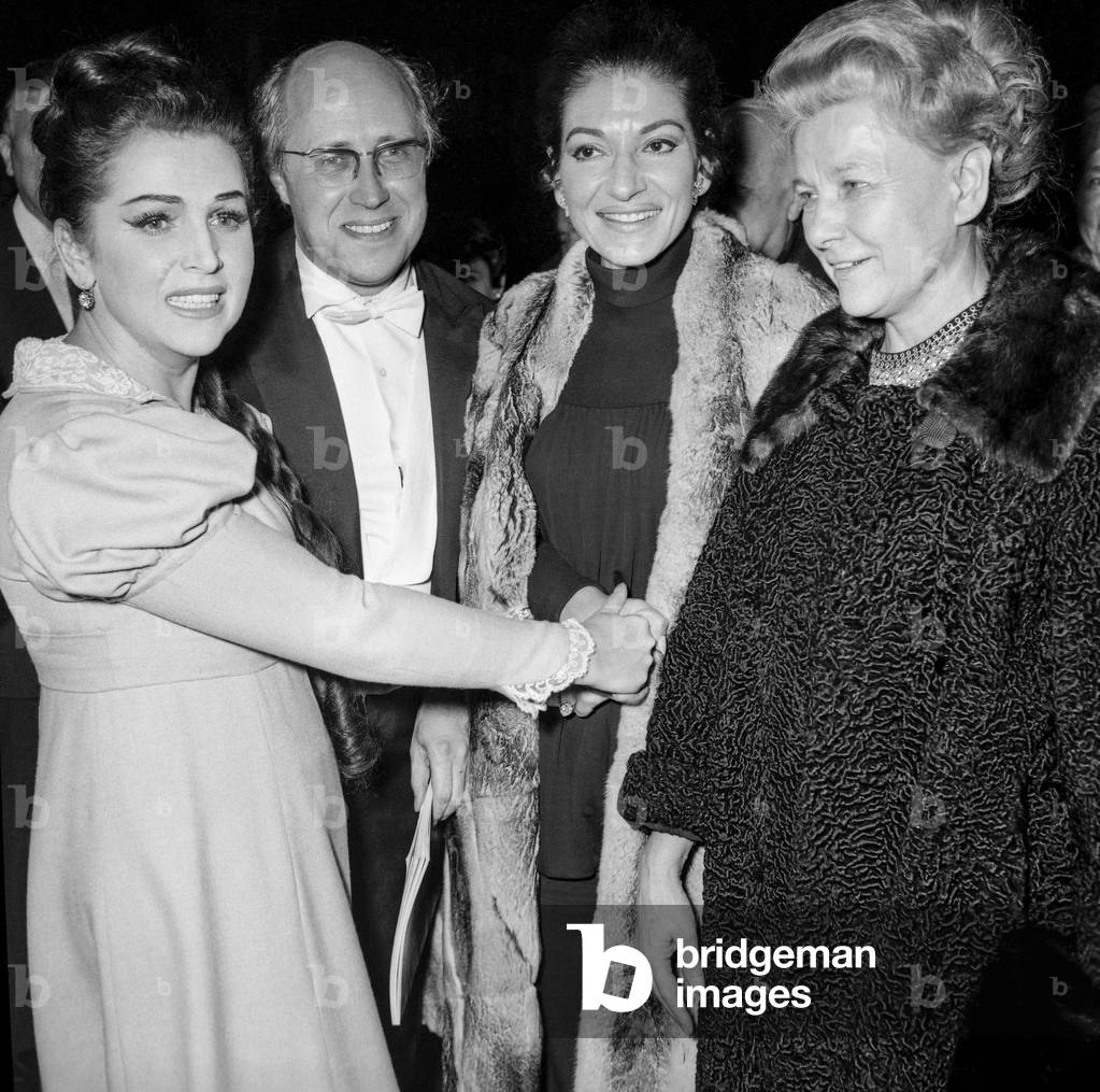 Immagine di Fotografia "Maria Callas" 1969 di Giovanni Coruzzi, b/w