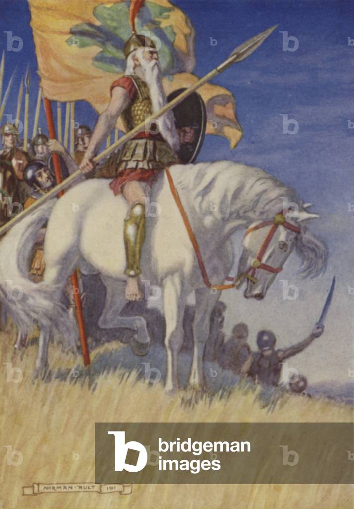 Tarquin (colour litho) by Norman Ault