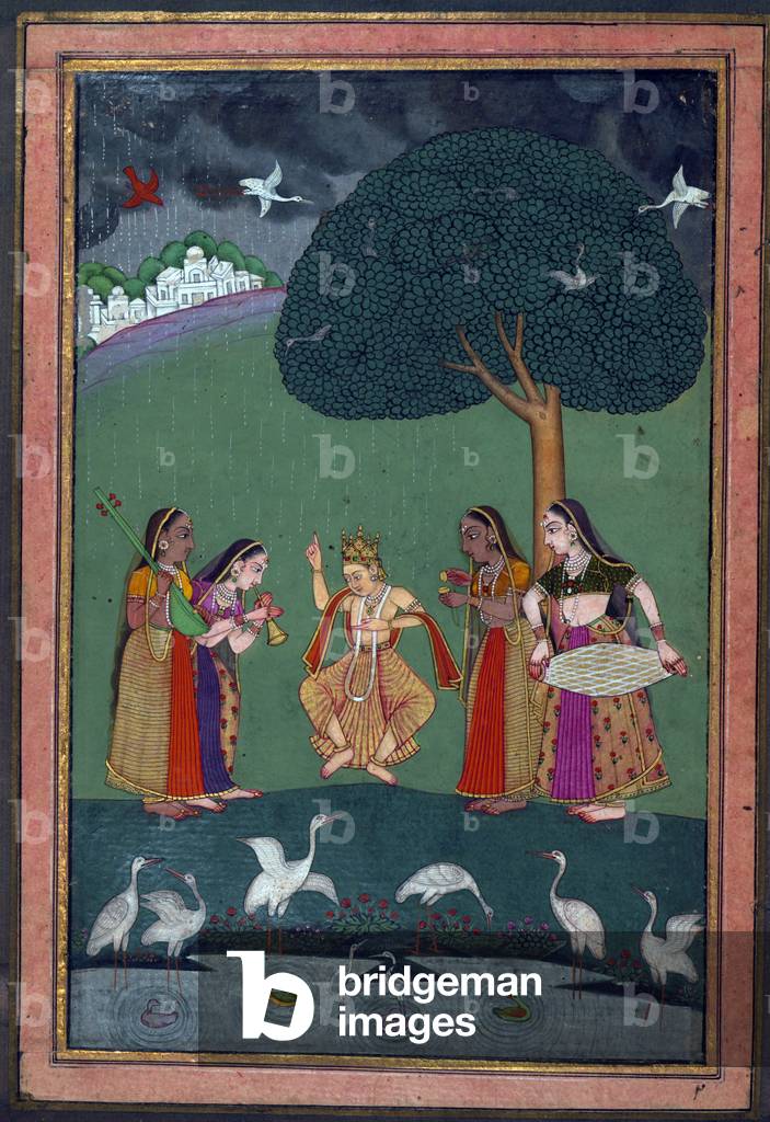 India: 'Megha Raga'. From an album or muraqqa' compiled in the Deccan in the late 19th century CE