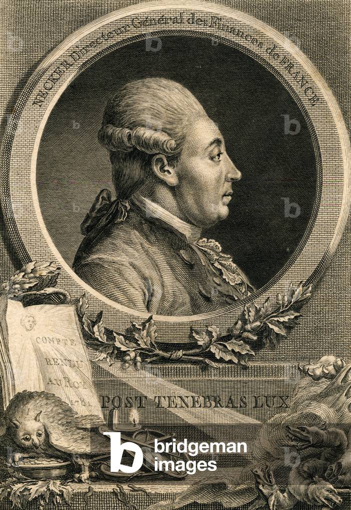 Jacques Necker (1732-1804) finanziere e statista francese.