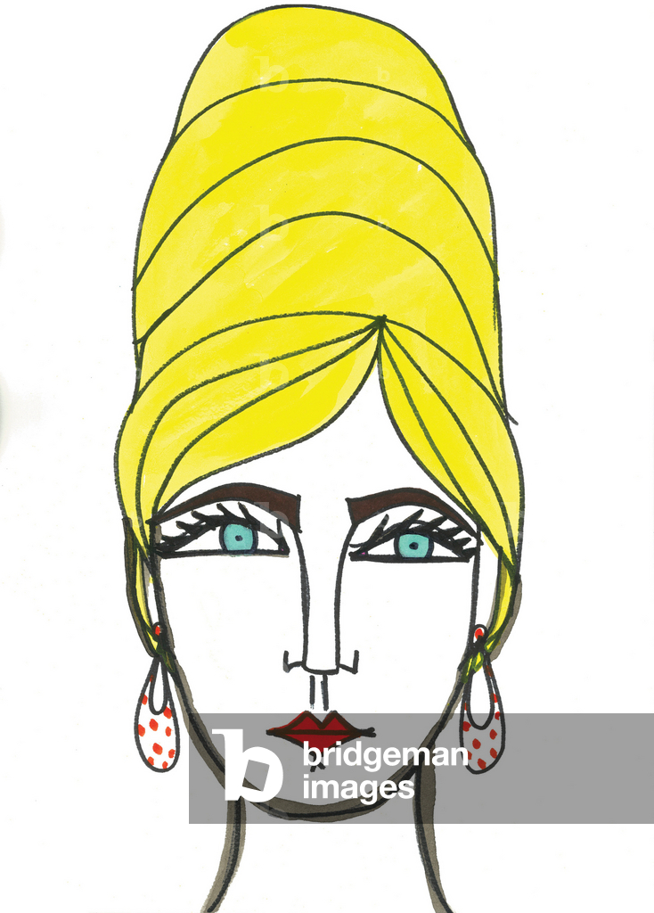 Alveare, 2024 (penna con pittura su carta)