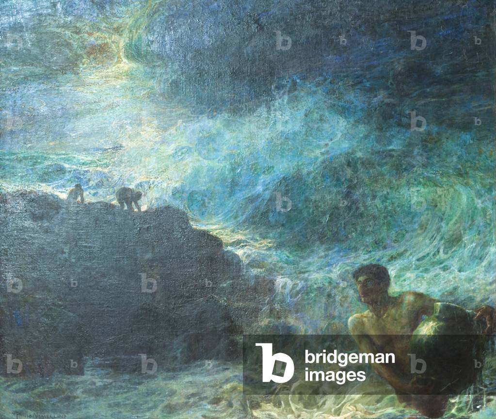 Image of Painting depicting The Treasures of the Sea 1901 by Plinio Nomellini