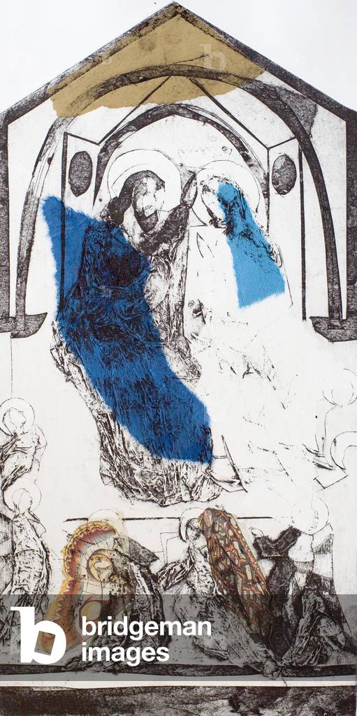 "Incoronazione della Vergine (Tryptch)" 2014 di Sophie Brudenell-Bruce