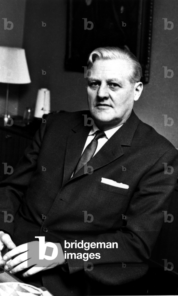 Immagine di Fotografia "Oslo: Politician John Lyng (1905-1978). Norwegian Prime Minister 28.08.1963 - 25.09.19