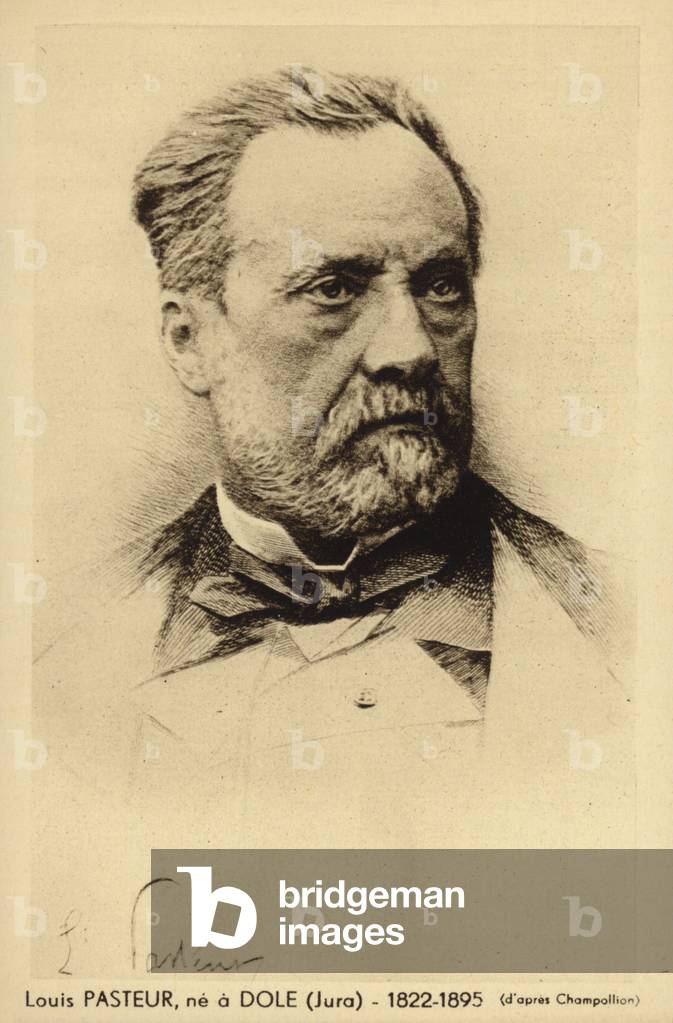 Immagine di Fotografia "Louis Pasteur (1822-1895)" di French Photographer, b/w