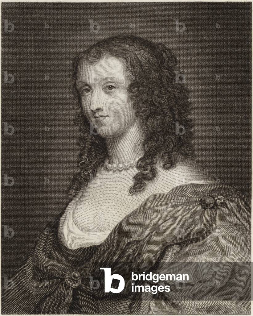 "Aphra Behn (Gravur)" von Mary Beale, b/w