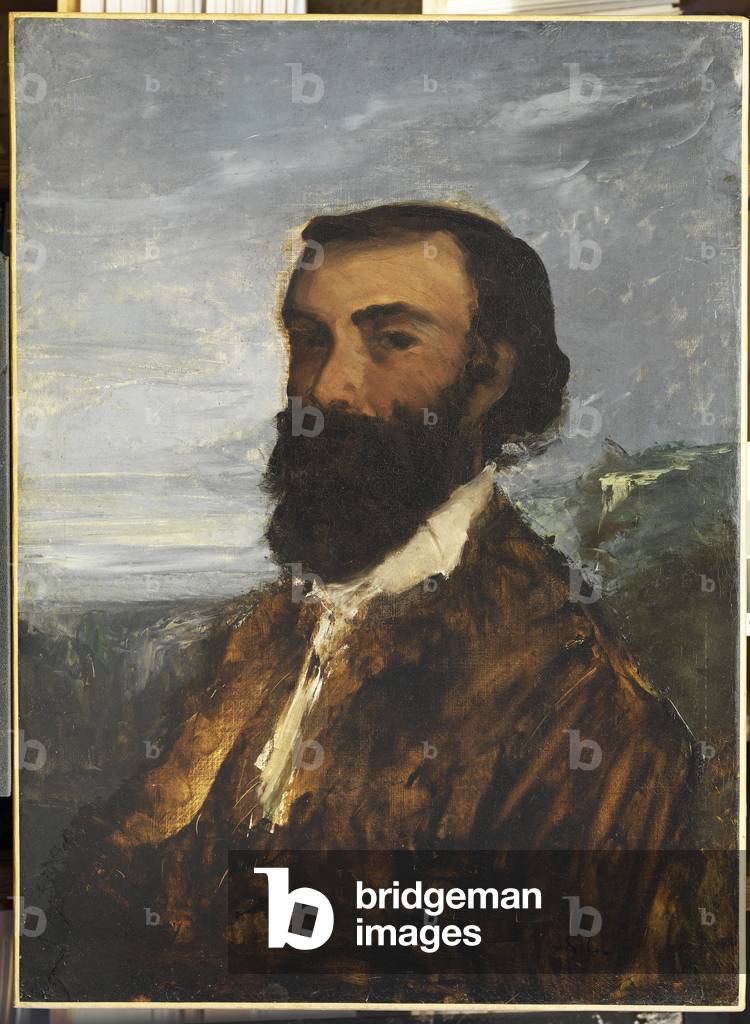 Image de Peinture représentant Portrait de Louis Augustin Auguin(1862) par Gustave Courbet