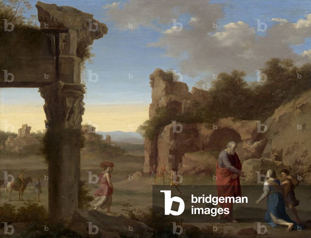 il profeta Elia e la Vedova di Zarepath, c. 1630 (olio su tavola)