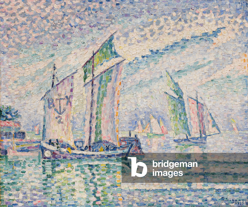 Le Chenal de la Rochelle (Der Kanal von La Rochelle), 1927 (Öl auf Leinwand)