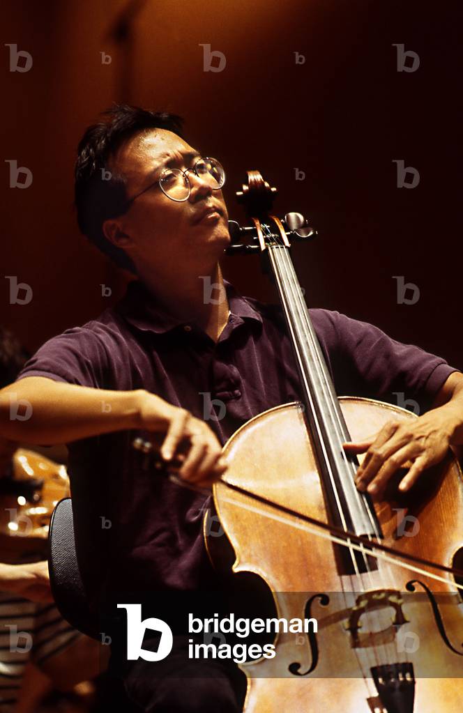 Yoyo Ma - American cellist of Chinese origin did not in Paris the 7 10 1955 photography in Paris in 1998 by Th