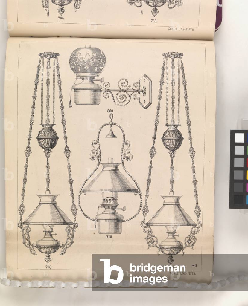 Pagina da 'Supplemento al catalogo illustrato di lampade da tavolo duplex e altre lampade da tavolo, lampade a