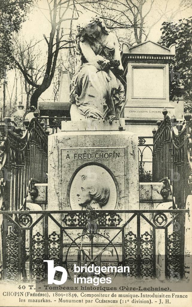 Image of Photography depicting Tomb of Frederic Chopin by French Photographer