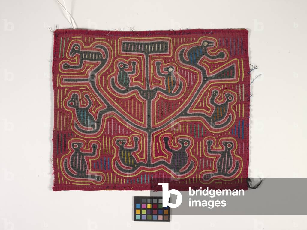 "Camicia Panel (Mola) (foto)" 1950 di Kuna Indian Culture