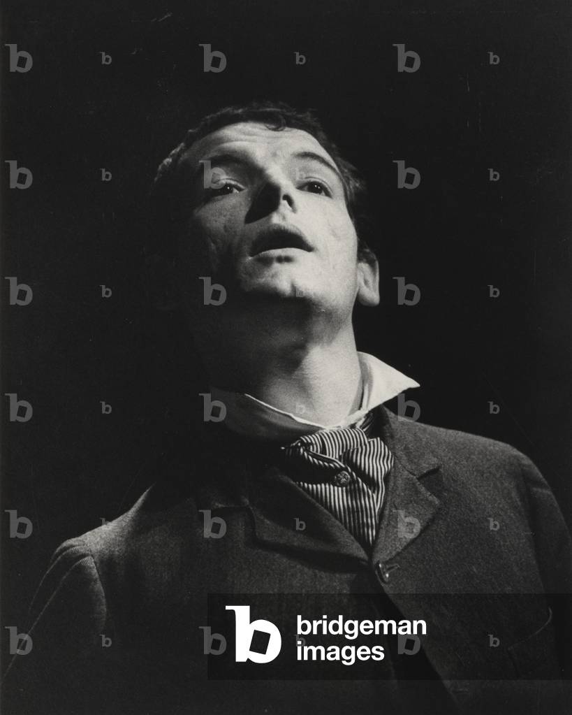 Bild von Fotografie "Der Elefantenmensch von Bernard Pomerance" von John Haynes, b/w