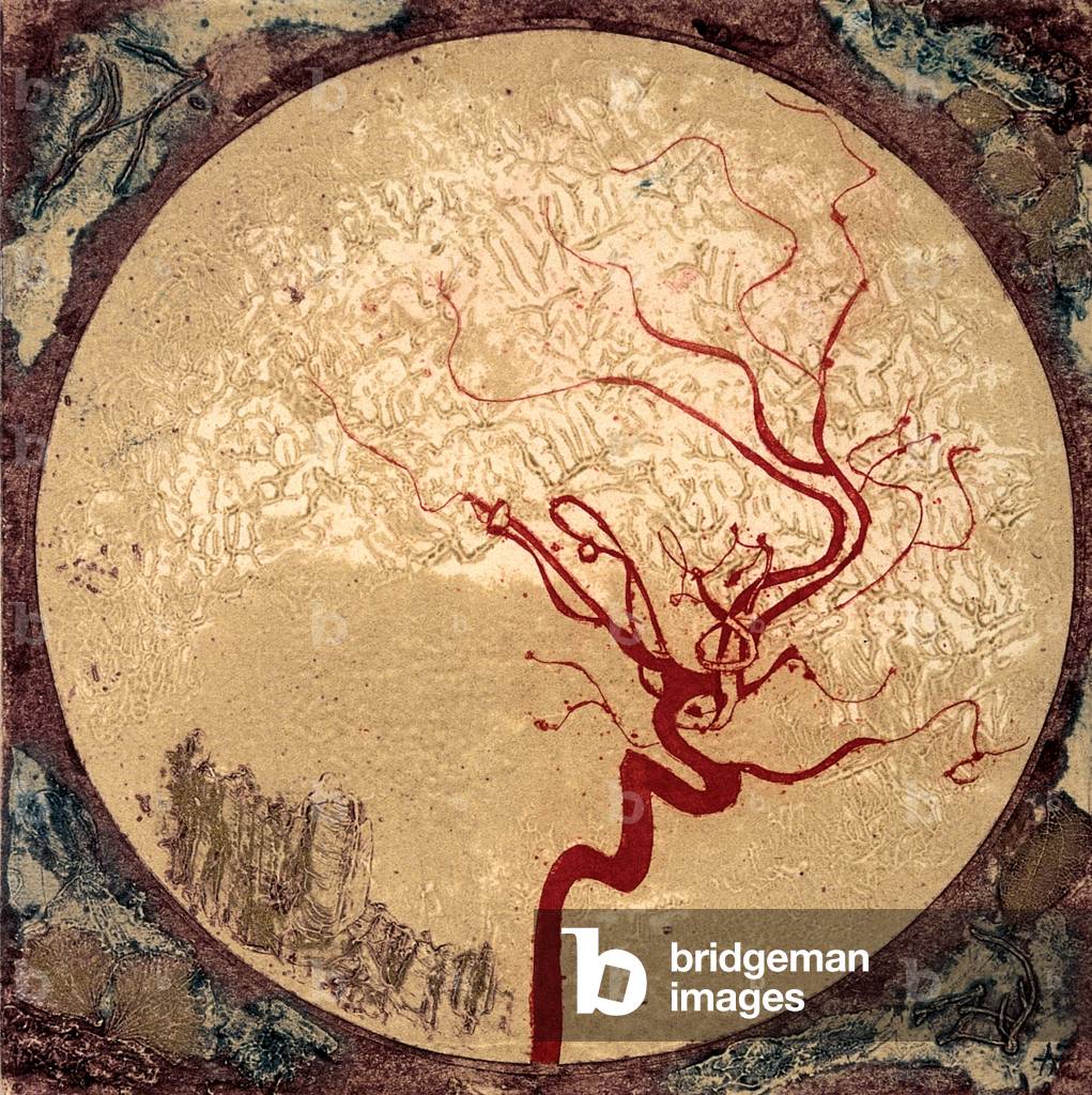 Between a Thing and a Thought, 2002 (collagraph print)