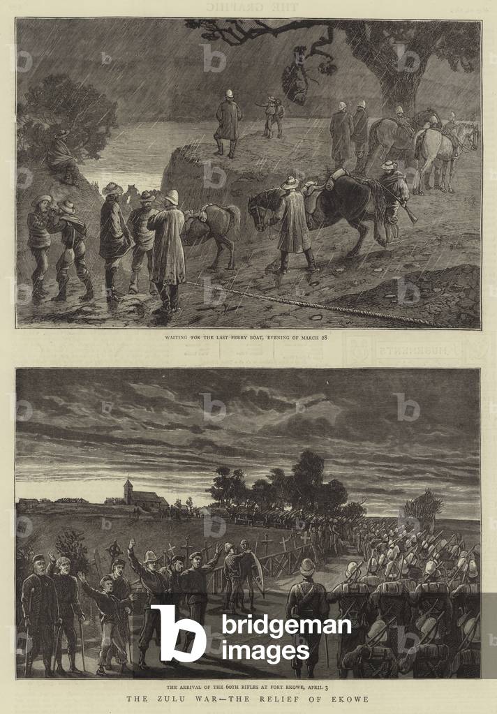 "Der Zulu-Krieg" von English School, b/w