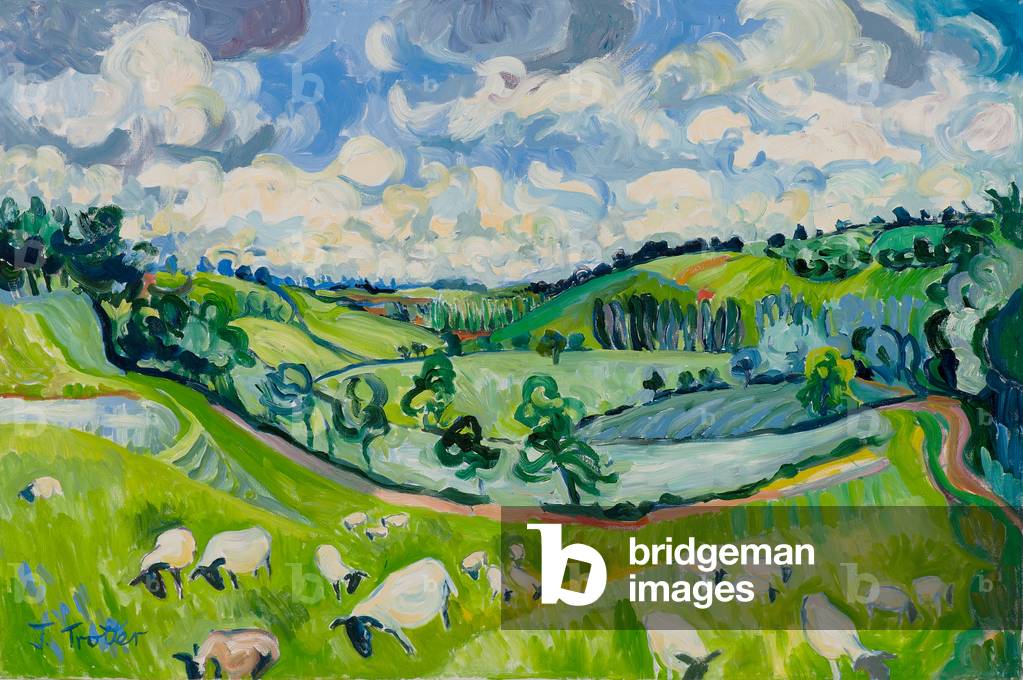 North OXON Chipping Warden, (öl auf leinwand)