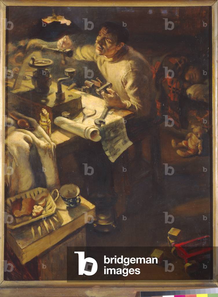 Un inventore, 1929 (olio su tela)