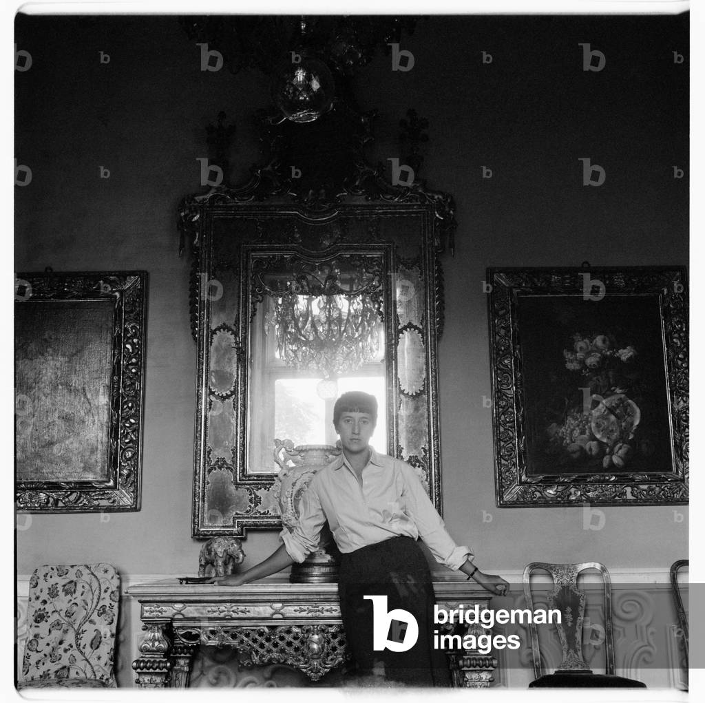 Ritratto di sconosciuto, forse Eike o Erika, in Italia metà anni '50 (foto b/n)