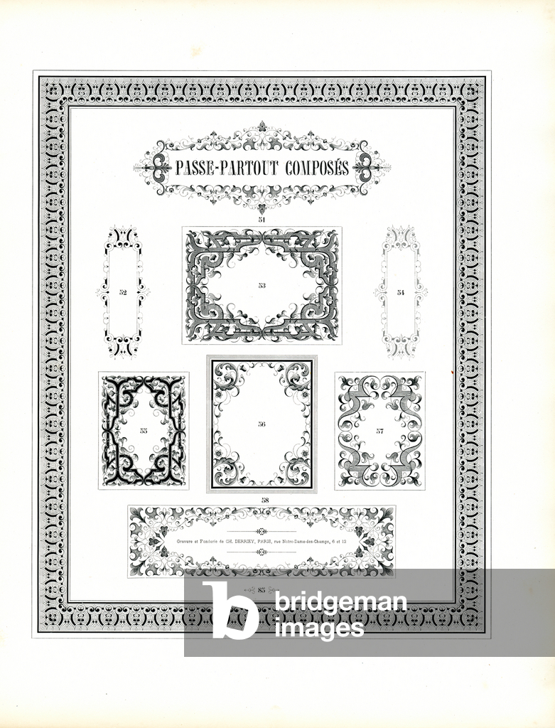 Composite Frames and Decorative Borders (print)