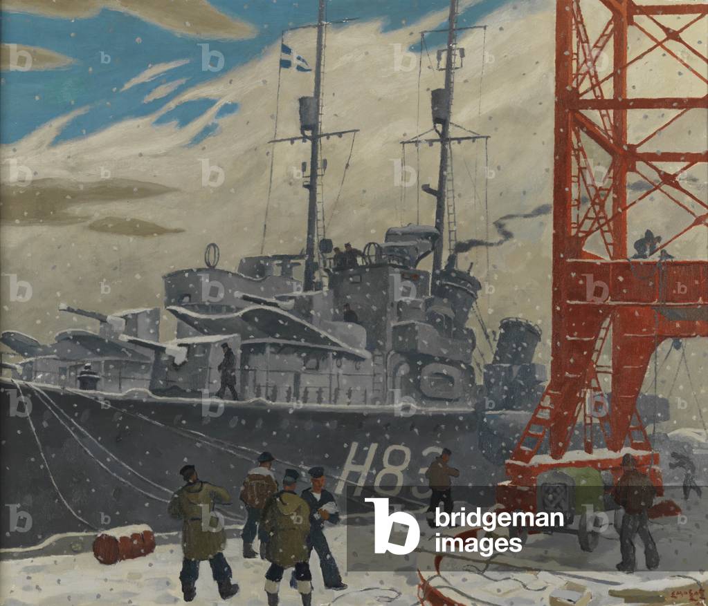Immagine di Dipinto "Distruttori canadesi" 1941 di Edwin Healey Holgate