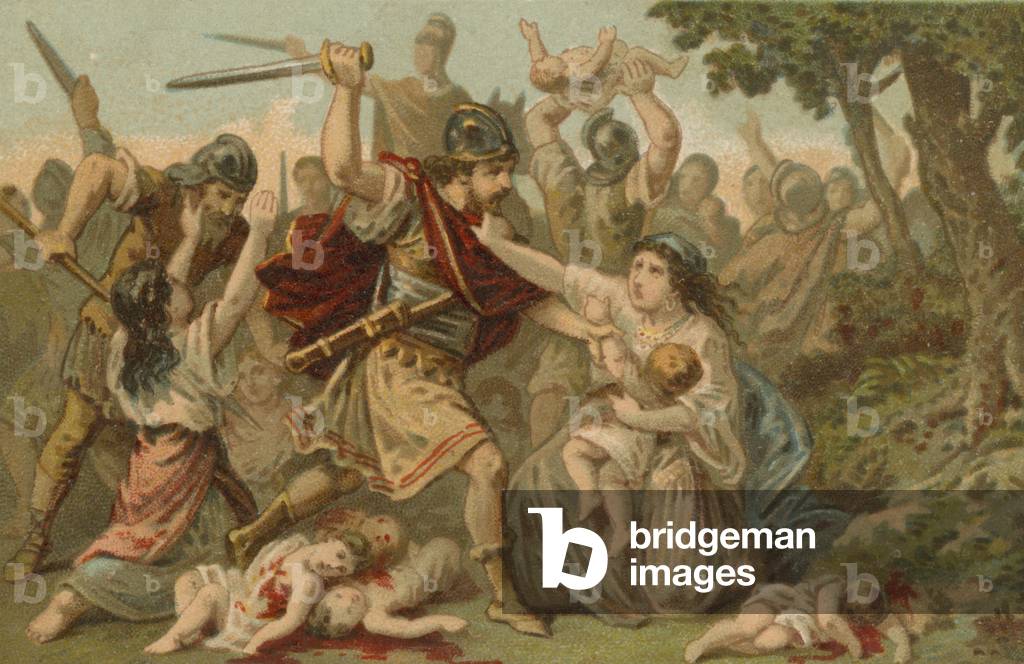 Immagine di Stampa "Massacro Degli Innocenti (chromolitho)" 1801 di French School