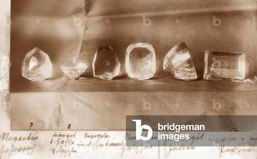 Image of Photography depicting Famous diamonds (photo) 1909, b/w