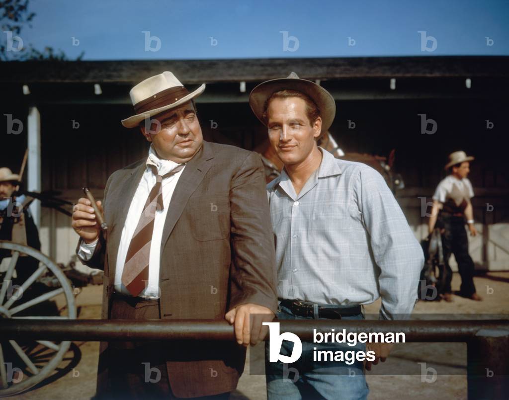 Bild von Filmstill "Orson Welles und Paul Newman"