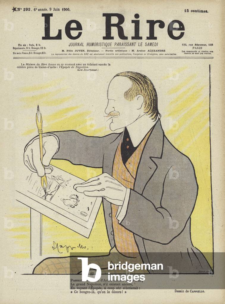 Illustrazione per Le Rire (color lito)