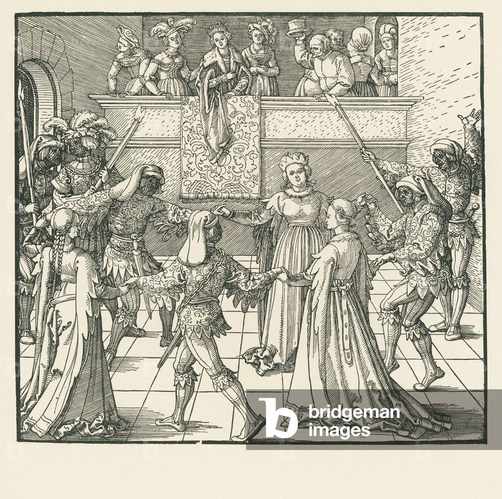 La mascherata (xilografia)